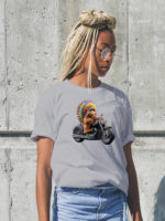 Koszulka z Alfem na motorze - obrazek 3