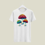 Koszulka z kolorowymi muchomorami - obrazek 2