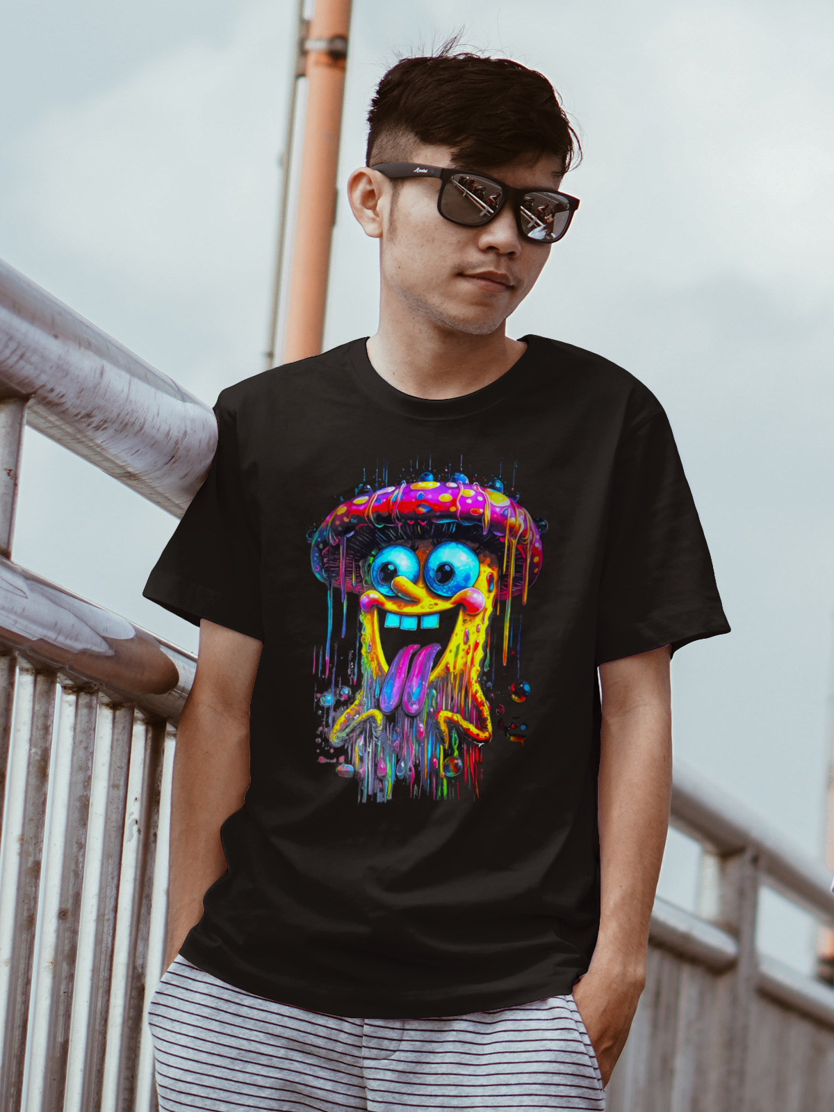 tshirt-13 Koszulka Psycho Grzybek - obrazek 1